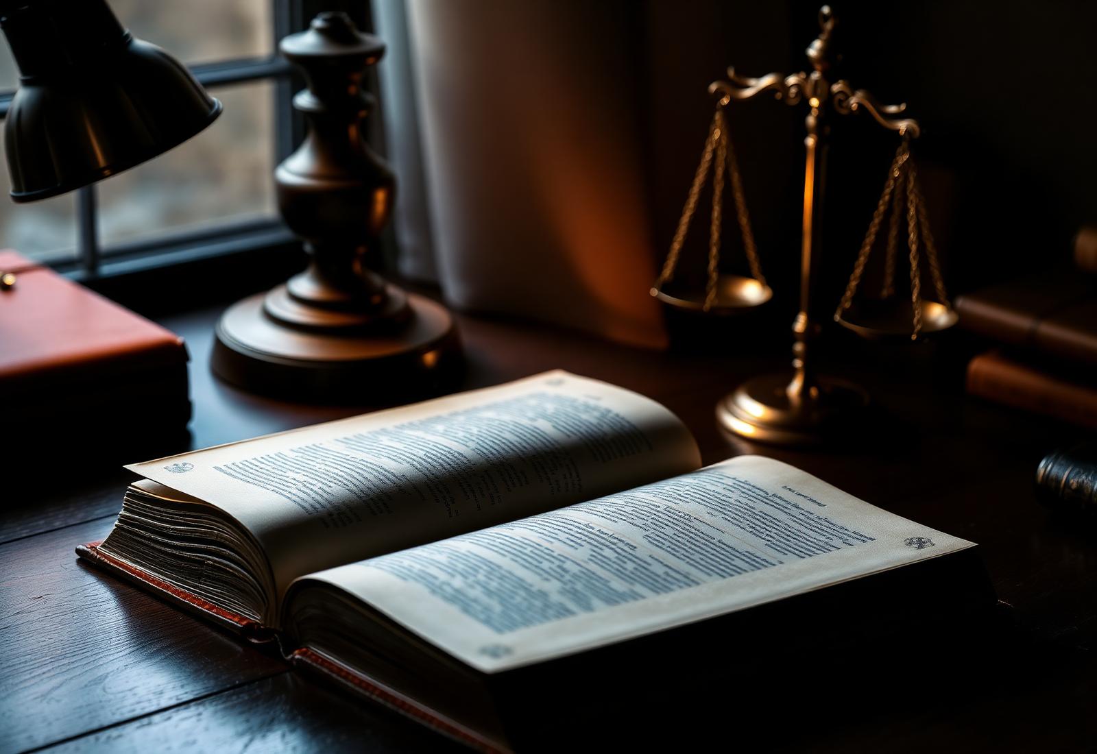 Law book and scales — South Dakota civil litigation attorney serving Sioux Falls and Madison